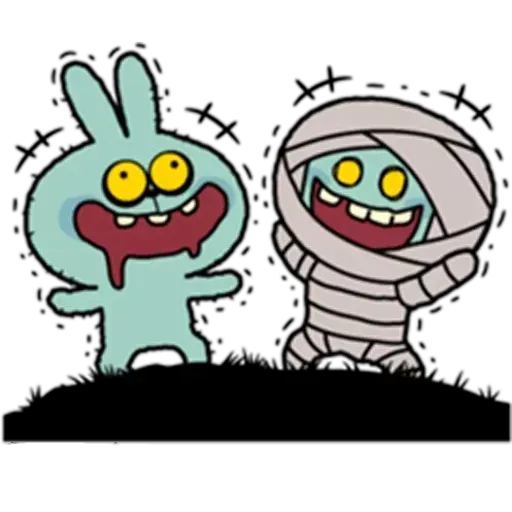Spoiled rabbit Halloween - Sticker 15