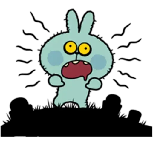Spoiled rabbit Halloween - Sticker 10