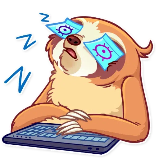 Lazy - Sticker 10