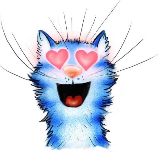 Blue cat - Sticker 13