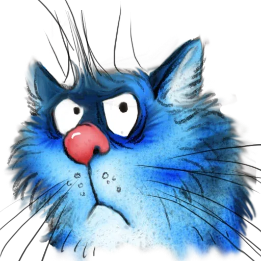 Blue cat - Sticker 19