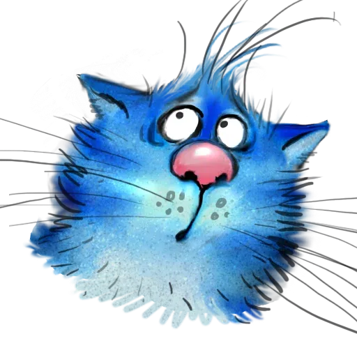 Blue cat - Sticker 21