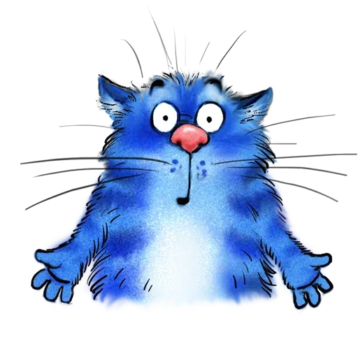 Blue cat - Sticker 11