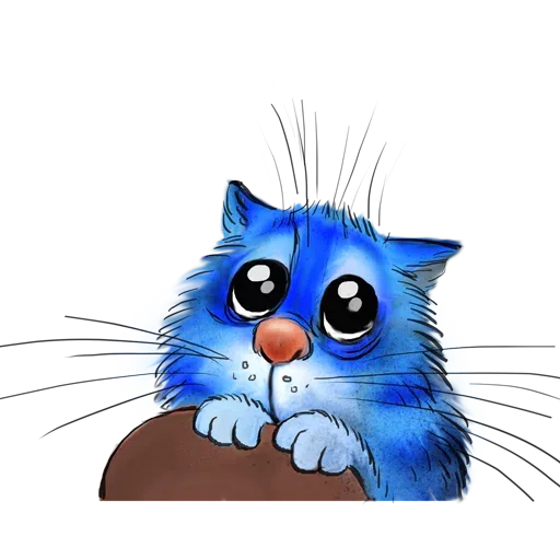Blue cat - Sticker 23