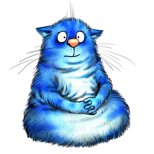 Blue cat - Sticker 25