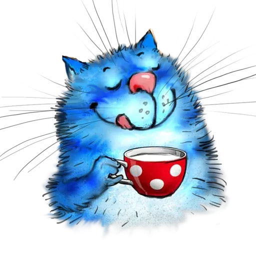 Blue cat - Sticker 9