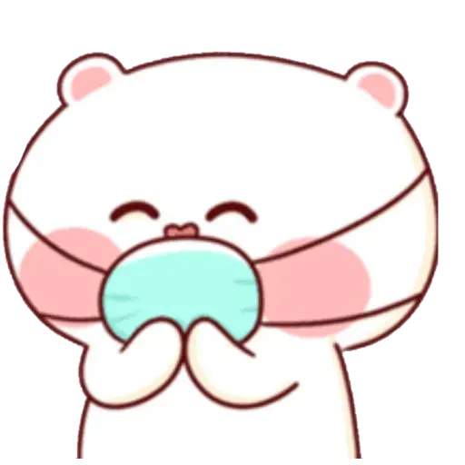 bear w mask - Sticker 21