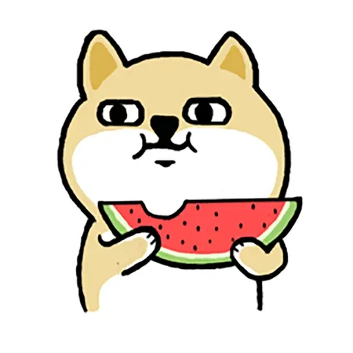 Fat shiba 1 - Sticker 25