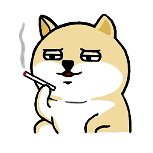 Fat shiba 1 - Sticker 28
