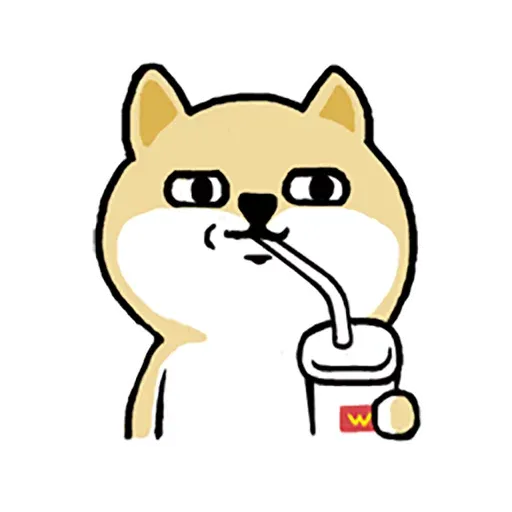 Fat shiba 1 - Sticker 30