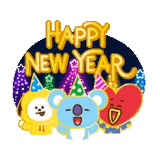 Happy New Year collection (k5) GIF* - Sticker 17