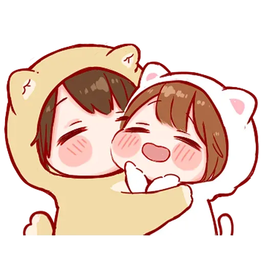 Cute Couple - Sticker 9