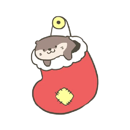 水獺蹭蹭 - 聖誕蹭蹭好朋友 - Sticker 19
