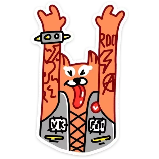 Crazy Fox - Sticker 22