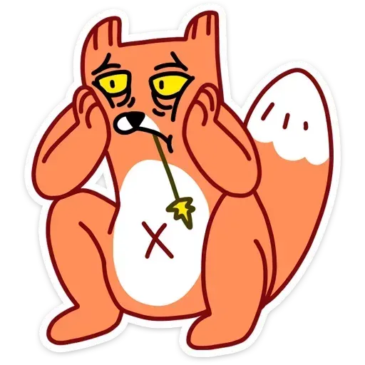 Crazy Fox - Sticker 27