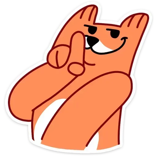 Crazy Fox - Sticker 25