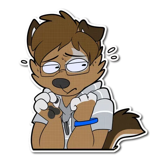 Dusty furry - Sticker 17