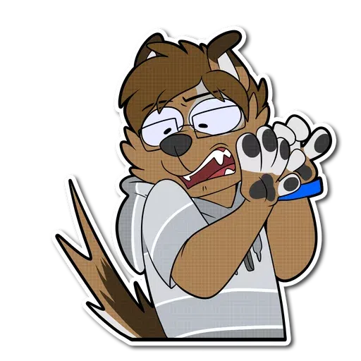 Dusty furry - Sticker 16