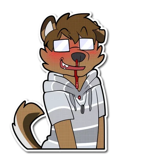 Dusty furry - Sticker 11
