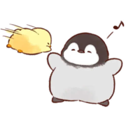 soft and cute penguin 01 - Sticker 28