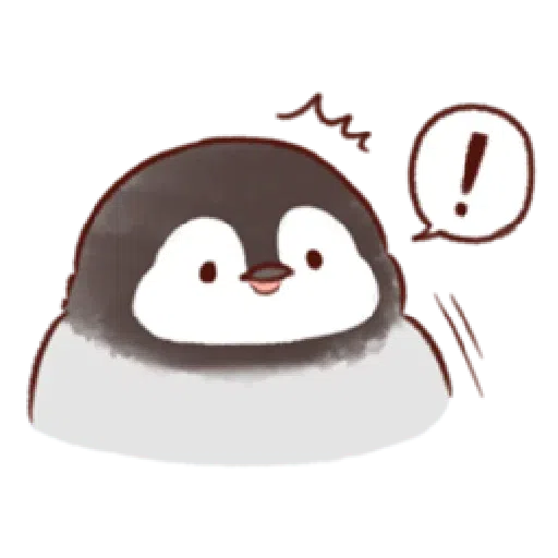 soft and cute penguin 01 - Sticker 25