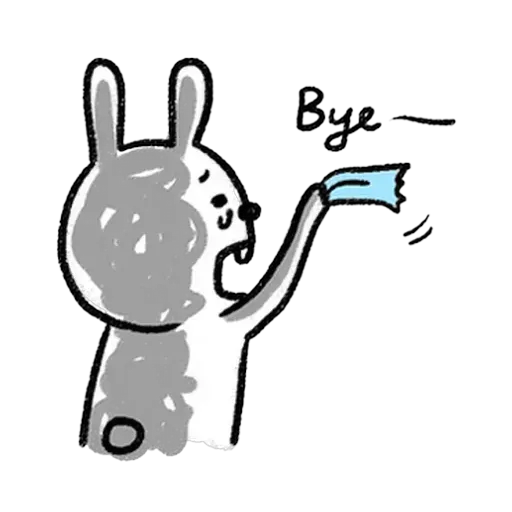BH-懶散兔與啾先生01 - Sticker 22