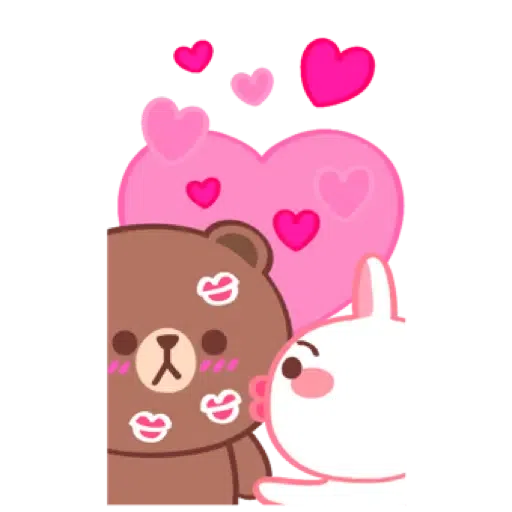 黃金喵喵熊 x BROWN & FRIENDS (聖誕, 新年) (1) - Sticker 16