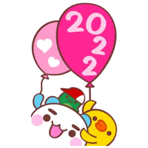 黃金喵喵熊 x BROWN & FRIENDS (聖誕, 新年) (1) - Sticker 10