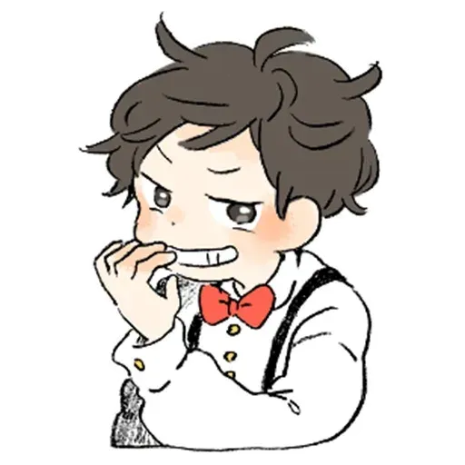 Bed hair boy - Sticker 22