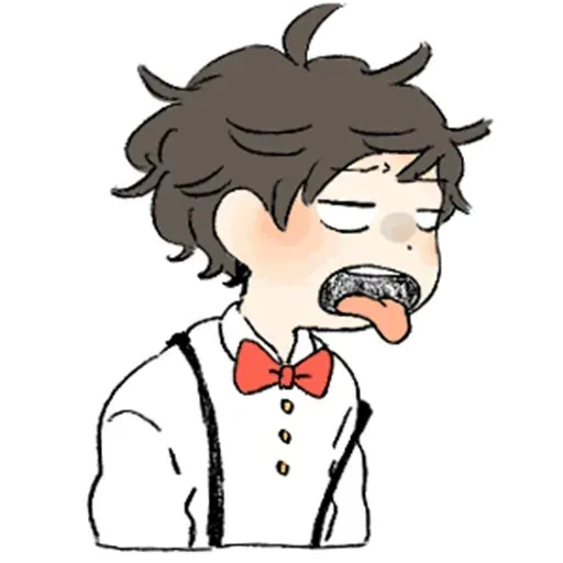 Bed hair boy - Sticker 21
