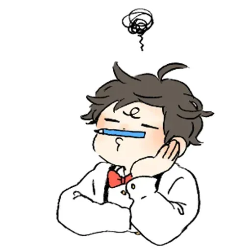 Bed hair boy - Sticker 14