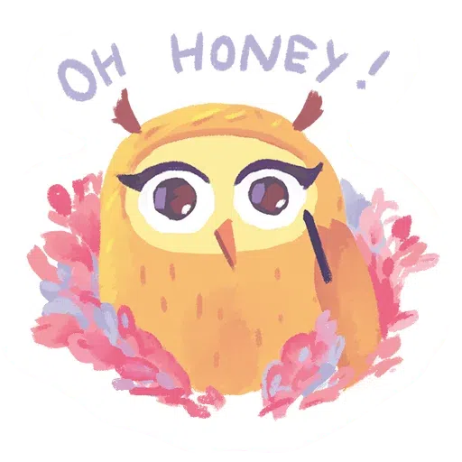лгбт совы - Sticker 9