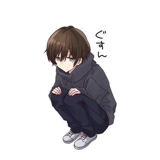 Menhera-kun_big - Sticker