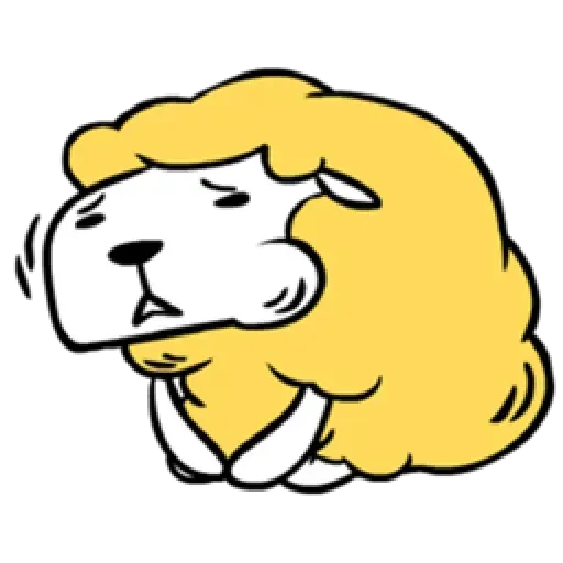 EAT ALL DAY SHEEP 2 - Sticker 12