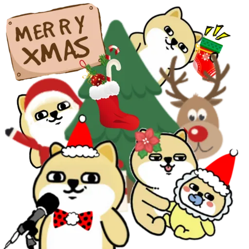 中國香港肥柴仔@聖誕快樂 - Sticker 22