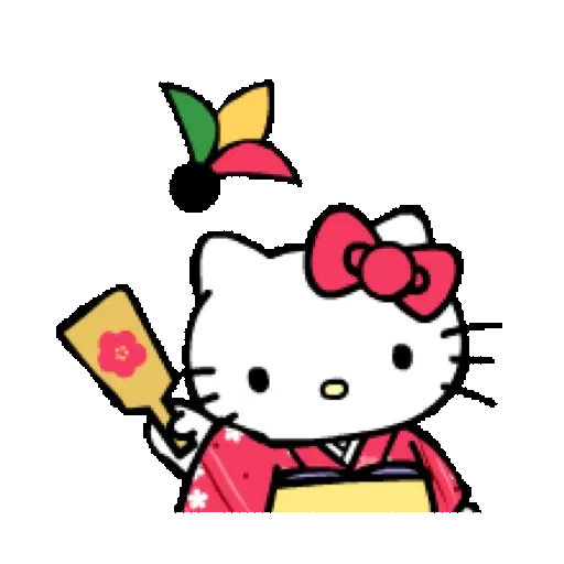 Hello Kitty New Year's Animated Emoji (新年) (1) GIF* - Sticker 19