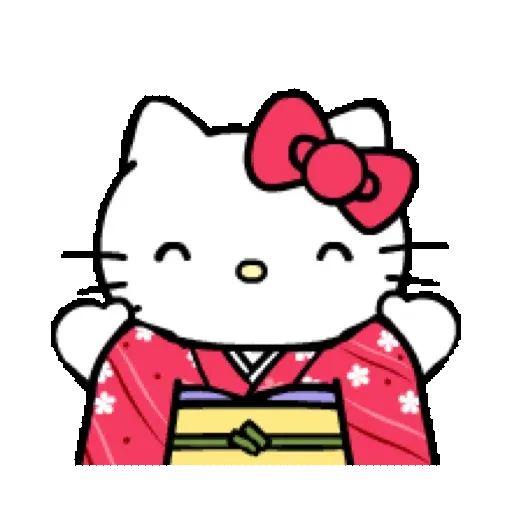 Hello Kitty New Year's Animated Emoji (新年) (1) GIF* - Sticker 9