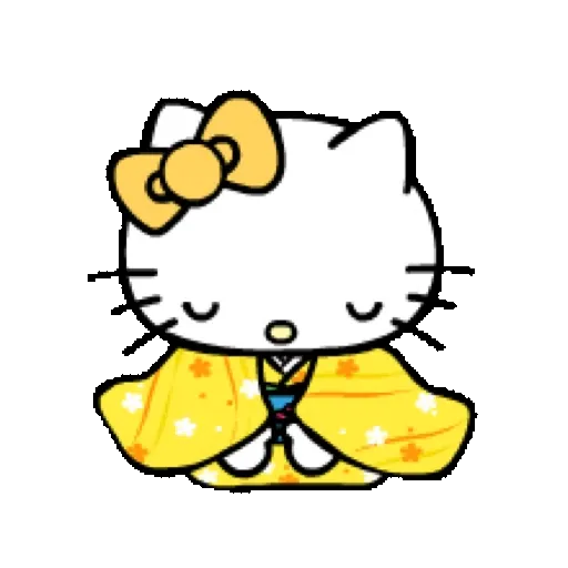 Hello Kitty New Year's Animated Emoji (新年) (1) GIF* - Sticker 12