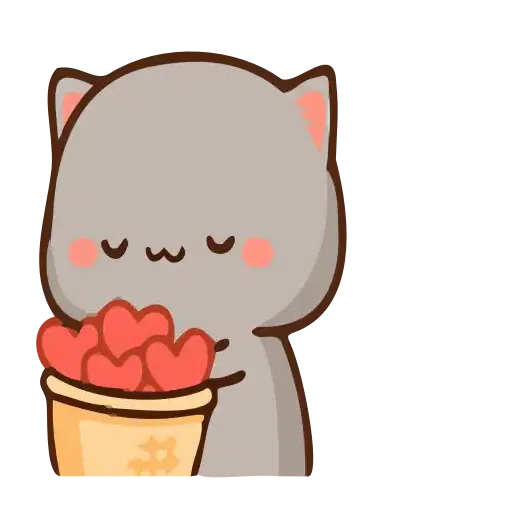 Animated cute cats - Sticker 13