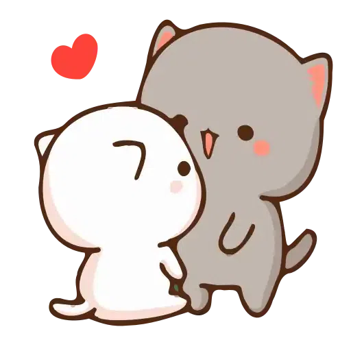 Animated cute cats - Sticker 10
