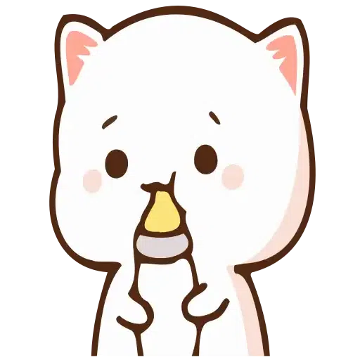 Animated cute cats - Sticker 27