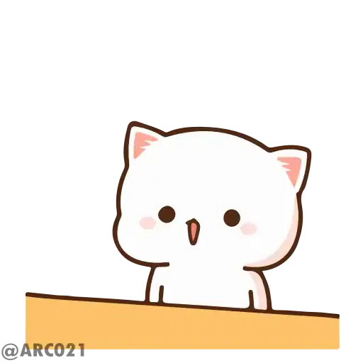 Animated cute cats - Sticker 23