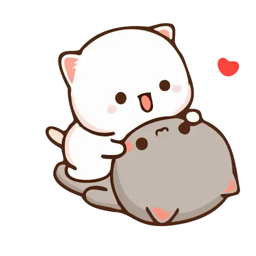 Animated cute cats - Sticker 9