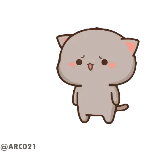 Animated cute cats - Sticker 30