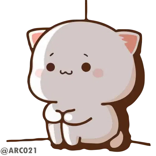 Animated cute cats - Sticker 26