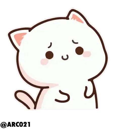Animated cute cats - Sticker 19