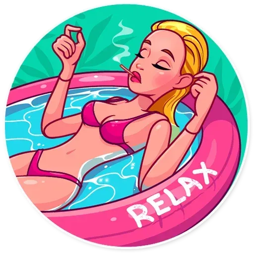 Pink Doll - Sticker 20