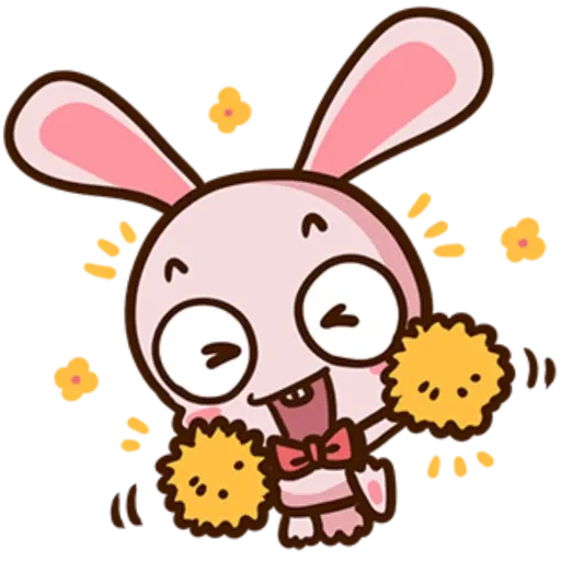 Pink Rabbit 🐇 - Sticker 20