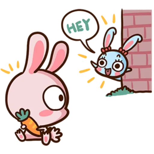 Pink Rabbit 🐇 - Sticker 12