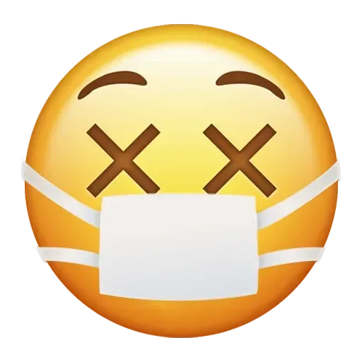 Mask emoji - Sticker 24